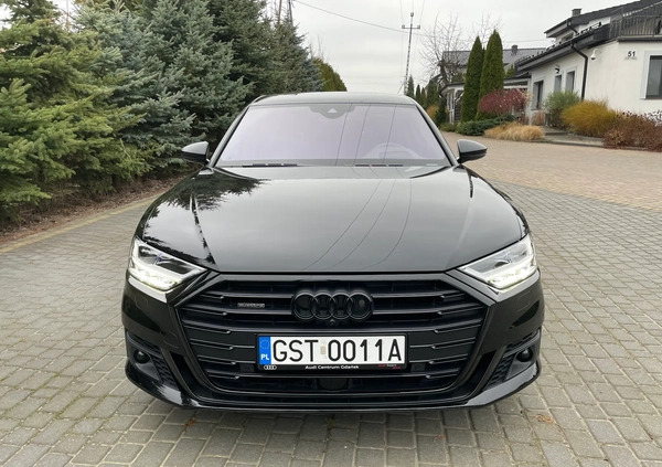 Audi A8 cena 336000 przebieg: 53246, rok produkcji 2020 z Skórcz małe 154